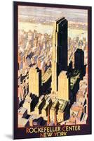 Rockefeller Center, New York-Leslie Ragan-Mounted Art Print