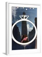 Rockefeller Center Reflection-null-Framed Photo