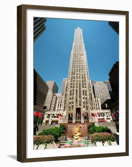 Rockefeller Center Sale-Mark Lennihan-Framed Premium Photographic Print