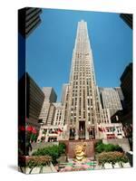 Rockefeller Center Sale-Mark Lennihan-Stretched Canvas