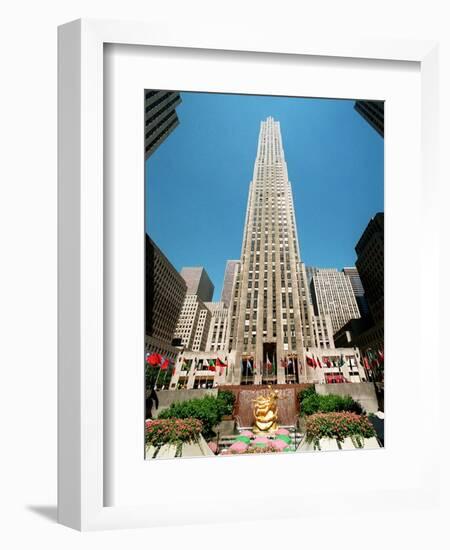 Rockefeller Center Sale-Mark Lennihan-Framed Photographic Print