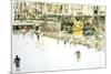 Rockefeller Center, Skaters-Anthony Butera-Mounted Giclee Print