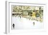 Rockefeller Center, Skaters-Anthony Butera-Framed Giclee Print