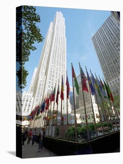 Rockefeller Center-Marty Lederhandler-Stretched Canvas