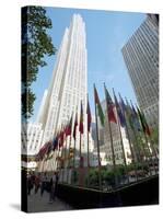 Rockefeller Center-Marty Lederhandler-Stretched Canvas