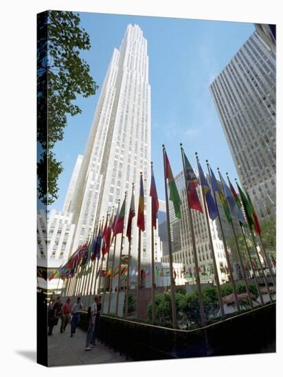 Rockefeller Center-Marty Lederhandler-Stretched Canvas