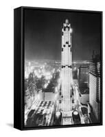 Rockefeller Center-null-Framed Stretched Canvas