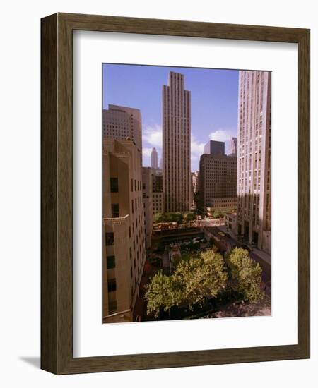 Rockefeller Center-Marty Lederhandler-Framed Photographic Print