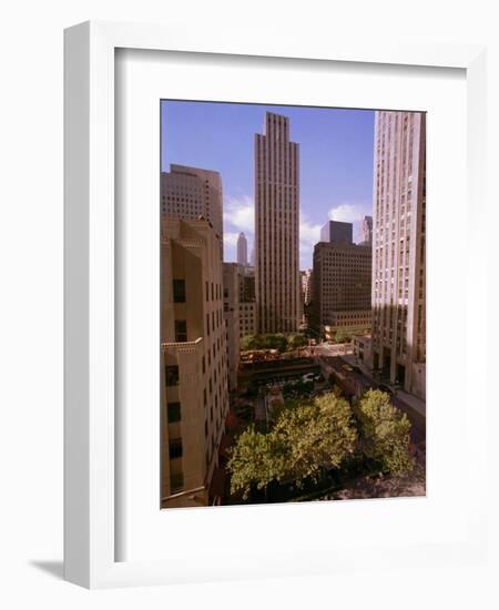 Rockefeller Center-Marty Lederhandler-Framed Photographic Print