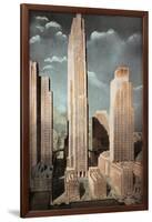 Rockefeller Center-null-Framed Giclee Print