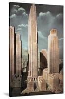 Rockefeller Center-null-Stretched Canvas
