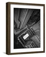 Rockefeller Complex and Skate Rink-Margaret Bourke-White-Framed Photographic Print