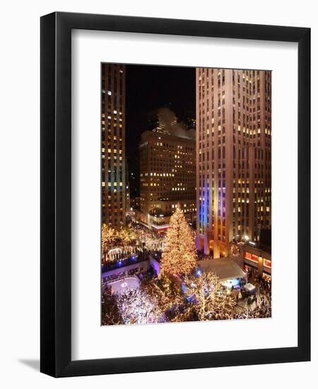 Rockefeller Tree Lighting-Frank Franklin II-Framed Photographic Print