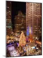 Rockefeller Tree Lighting-Frank Franklin II-Mounted Photographic Print