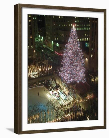 Rockefeller Tree-Mark Lennihan-Framed Premium Photographic Print