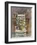 Rocker with Floral Bouquet-Ron Jenkins-Framed Art Print