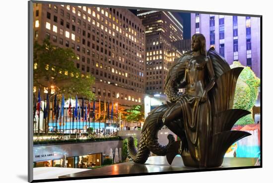 Rockerfeller Centre, New York City, United States of America, North America-Karen Deakin-Mounted Photographic Print