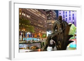 Rockerfeller Centre, New York City, United States of America, North America-Karen Deakin-Framed Photographic Print