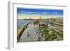 Rockery Promenade, Blackpool, Lancashire, C1940-null-Framed Giclee Print