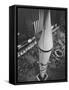 Rocket Being Displayed at Grand Central Station as a Salute to International Geophysical Year-null-Framed Stretched Canvas