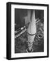 Rocket Being Displayed at Grand Central Station as a Salute to International Geophysical Year-null-Framed Photographic Print