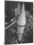 Rocket Being Displayed at Grand Central Station as a Salute to International Geophysical Year-null-Mounted Photographic Print