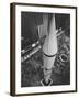 Rocket Being Displayed at Grand Central Station as a Salute to International Geophysical Year-null-Framed Photographic Print