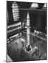 Rocket Being Displayed at Grand Central Station as a Salute to International Geophysical Year-null-Mounted Photographic Print