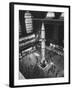 Rocket Being Displayed at Grand Central Station as a Salute to International Geophysical Year-null-Framed Photographic Print