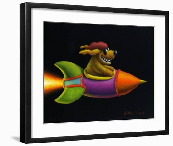 Rocket Dog-Chris Miles-Framed Art Print