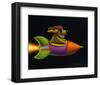 Rocket Dog-Chris Miles-Framed Art Print