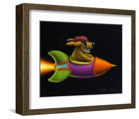 Rocket Dog-Chris Miles-Framed Art Print