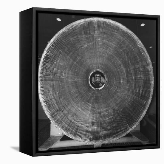 Rocket Engines Being Manufactured at Rocketdyne-Frank Scherschel-Framed Stretched Canvas