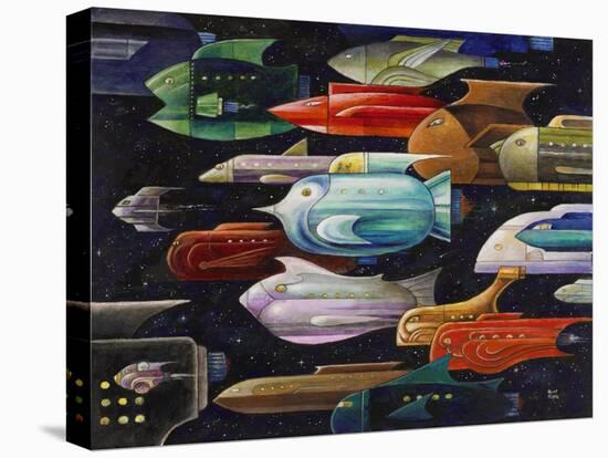 Rocket Fish-Bill Bell-Stretched Canvas