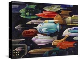 Rocket Fish-Bill Bell-Stretched Canvas