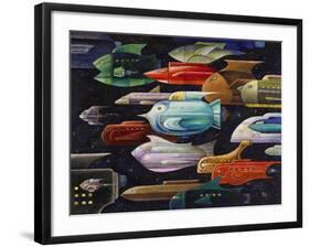 Rocket Fish-Bill Bell-Framed Giclee Print