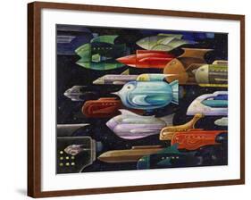 Rocket Fish-Bill Bell-Framed Giclee Print