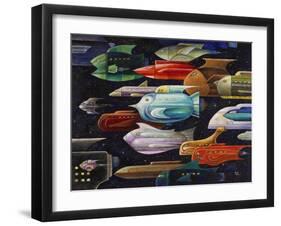 Rocket Fish-Bill Bell-Framed Giclee Print