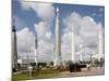 Rocket Garden at the Kennedy Space Center, Cape Canaveral, Florida-Nick Servian-Mounted Photographic Print