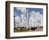 Rocket Garden at the Kennedy Space Center, Cape Canaveral, Florida-Nick Servian-Framed Photographic Print