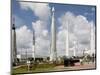 Rocket Garden at the Kennedy Space Center, Cape Canaveral, Florida-Nick Servian-Mounted Photographic Print