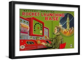 Rocket Launching Base-null-Framed Art Print