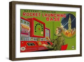 Rocket Launching Base-null-Framed Art Print