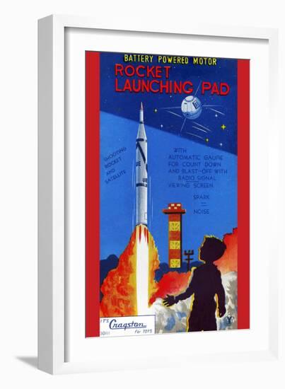 Rocket Launching Pad-null-Framed Art Print