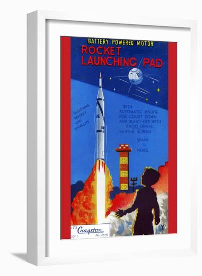 Rocket Launching Pad-null-Framed Art Print