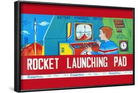 Rocket Launching Pad-null-Framed Art Print