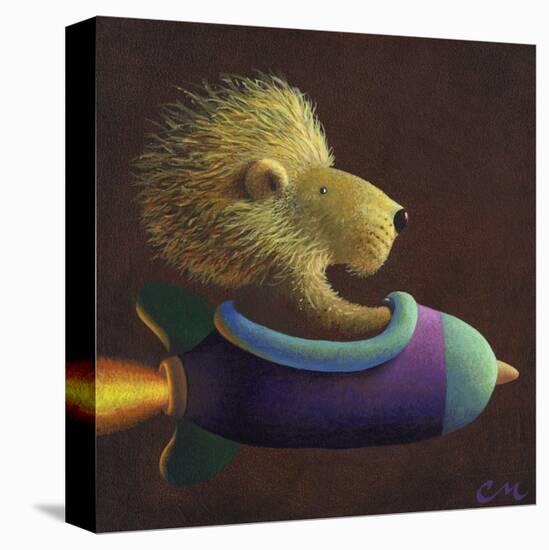 Rocket Lion-Chris Miles-Stretched Canvas