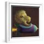 Rocket Lion-Chris Miles-Framed Art Print