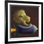 Rocket Lion-Chris Miles-Framed Art Print