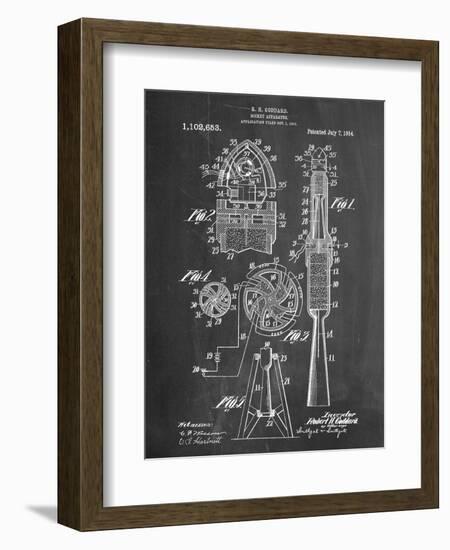 Rocket Patent-null-Framed Art Print